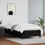 vidaXL Sängram svart 80x200 cm konstläder