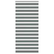 vidaXL Rullgardin zebra mörkgrå 105x200 cm tyg bredd 100,9cm polyester