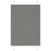 vidaXL Plisserad persienn antracit 90x150cm tyg bredd 89,4cm polyester