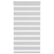 vidaXL Rullgardin zebra ljusgrå 70x150 cm tyg bredd 65,9 cm polyester