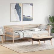 vidaXL Dagbädd utan madrass 80x200 cm massiv furu