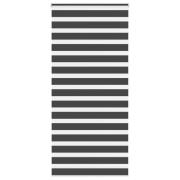 vidaXL Rullgardin zebra svart 100x200 cm tyg bredd 95,9 cm polyester
