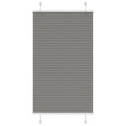 vidaXL Plisserad persienn antracit 75x150cm tyg bredd 74,4cm polyester