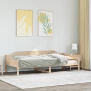 vidaXL Sängram utan madrass 90x190 cm massiv furu