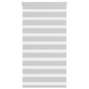 vidaXL Rullgardin zebra ljusgrå 80x100 cm tyg bredd 75,9 cm polyester