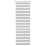 vidaXL Rullgardin zebra ljusgrå 75x200 cm tyg bredd 70,9 cm polyester