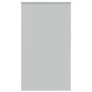 vidaXL Rullgardin mörkläggning ljusgrå 130x210 cm tyg bredd 126,6 cm