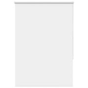 vidaXL Rullgardin mörkläggning vit 110x130 cm tygbredd 105,7 cm