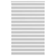 vidaXL Rullgardin zebra ljusgrå 145x200 cm tyg bredd 140,9cm polyester