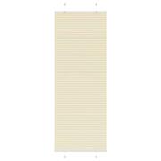 vidaXL Plisserad persienn cremefärgad 80x200 cm tyg bredd 79,4 cm