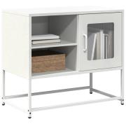 vidaXL TV-skåp vit 68x39x60,5 cm stål