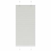 vidaXL Plisserad persienn ljusgrå 60x100cm tyg bredd 59,4cm polyester
