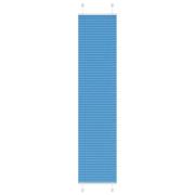 vidaXL Plisserad persienn blå 50x200cm tyg bredd 49,4cm polyester