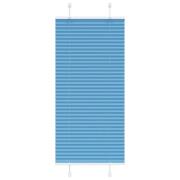 vidaXL Plisserad persienn blå 55x150cm tyg bredd 54,4cm polyester