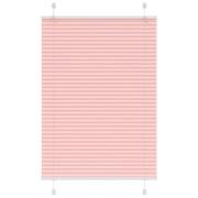 vidaXL Plisserad persienn rosa 100x150 cm tyg bredd 99,4 cm polyester