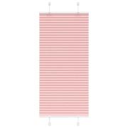 vidaXL Plisserad persienn rosa 65x150cm tyg bredd 64,4cm polyester