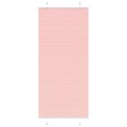 vidaXL Plisserad persienn rosa 85x200 cm tyg bredd 84,4 cm polyester