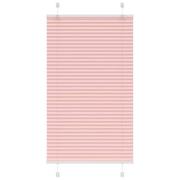 vidaXL Plisserad persienn rosa 70x150 cm tyg bredd 69,4 cm polyester