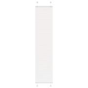 vidaXL Plisserad persienn vit 45x200cm tyg bredd 44,4cm polyester