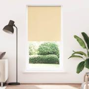 vidaXL Rullgardin mörkläggningsbeige 100x230 cm tyg bredd 95,7 cm