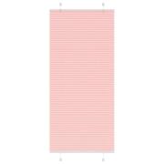 vidaXL Plisserad persienn rosa 90x200 cm tyg bredd 89,4 cm polyester