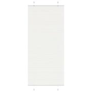 vidaXL Plisserad persienn vit 95x200 cm tyg bredd 94,4 cm polyester