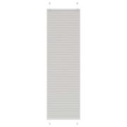 vidaXL Plisserad persienn ljusgrå 60x200cm tyg bredd 59,4cm polyester