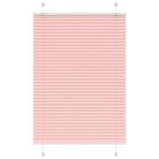 vidaXL Plisserad persienn rosa 95x100 cm tyg bredd 94,4 cm polyester