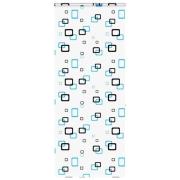 vidaXL Duschrullgardin med kassett 90x240 cm tyg bredd 86 cm