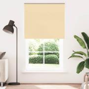 vidaXL Rullgardin mörkläggningsbeige 135x210 cm tyg bredd 131,6 cm