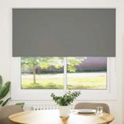 vidaXL Rullgardin mörkläggning grå 150x150 cm tyg bredd 146,6 cm