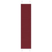 vidaXL Plisserad persienn Bordeaux röd 45x200 cm tyg bredd 44,4 cm