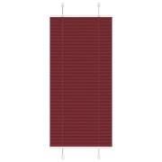 vidaXL Plisserad persienn Bordeaux röd 60x100cm tyg bredd 59,4cm