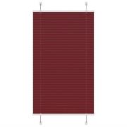 vidaXL Plisserad persienn Bordeaux röd 80x150 cm tyg bredd 79,4 cm