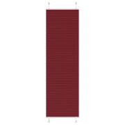 vidaXL Plisserad persienn Bordeaux röd 60x200 cm tyg bredd 59,4 cm