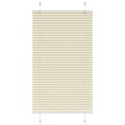 vidaXL Plisserad persienn cremefärgad 80x100 cm tyg bredd 79,4 cm