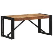 vidaXL Soffbord 80x40x35 cm massivt grovt trä mango