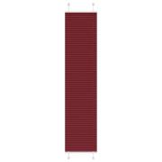 vidaXL Plisserad persienn Bordeaux röd 50x200 cm tyg bredd 49,4 cm