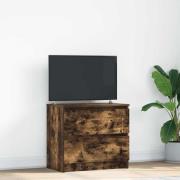 vidaXL TV-bänk rökt ek 60x35x54 cm konstruerat trä