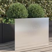 vidaXL Odlingslåda silver 62x47x46 cm rostfritt stål