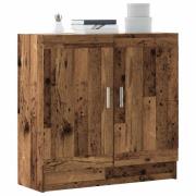 vidaXL Bokhylla åldrat trä 82,5x30,5x80 cm konstruerat trä