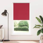 vidaXL Rullgardin mörkläggningsröd 90x230 cm tygbredd 85,7 cm
