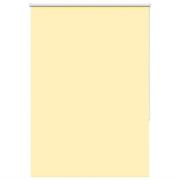 vidaXL Rullgardin mörkläggningsgul 90x130 cm tygbredd 85,7 cm