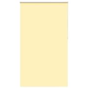 vidaXL Rullgardin mörkläggningsgul 140x230 cm tyg bredd 136,6 cm