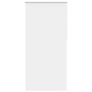 vidaXL Rullgardin mörkläggningsgardin vit 95x230 cm tygbredd 90,7 cm