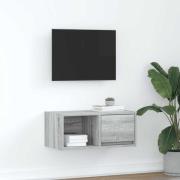 vidaXL TV-bänk grå sonoma 60x31x25,5 cm konstruerat trä