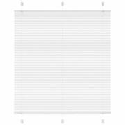 vidaXL Plisserad persienn vit 115x100 cm tyg bredd 114,4cm polyester