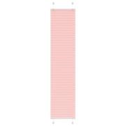 vidaXL Plisserad persienn rosa 40x200cm tyg bredd 39,4cm polyester