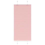 vidaXL Plisserad persienn rosa 60x100cm tyg bredd 59,4cm polyester