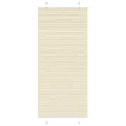 vidaXL Plisserad persienn cremefärgad 100x200 cm tyg bredd 99,4 cm
